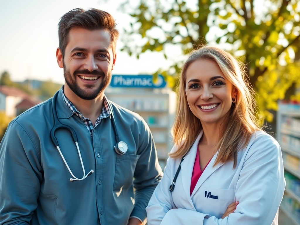 Ilustracja przedstawiająca kolejkę pacjentów w przychodni, symbolizująca kolejki do specjalistów w Koninie.